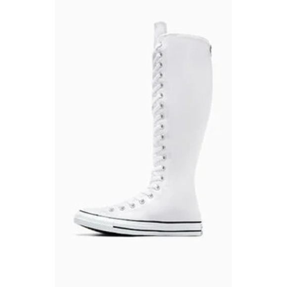 Converse Women's CTAS Knee High Zippered XX Hi Size 9 White NWT - Picture 6 of 7